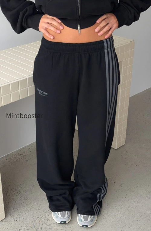 Release 15 Asalia Wide Leg Sweatpants Black