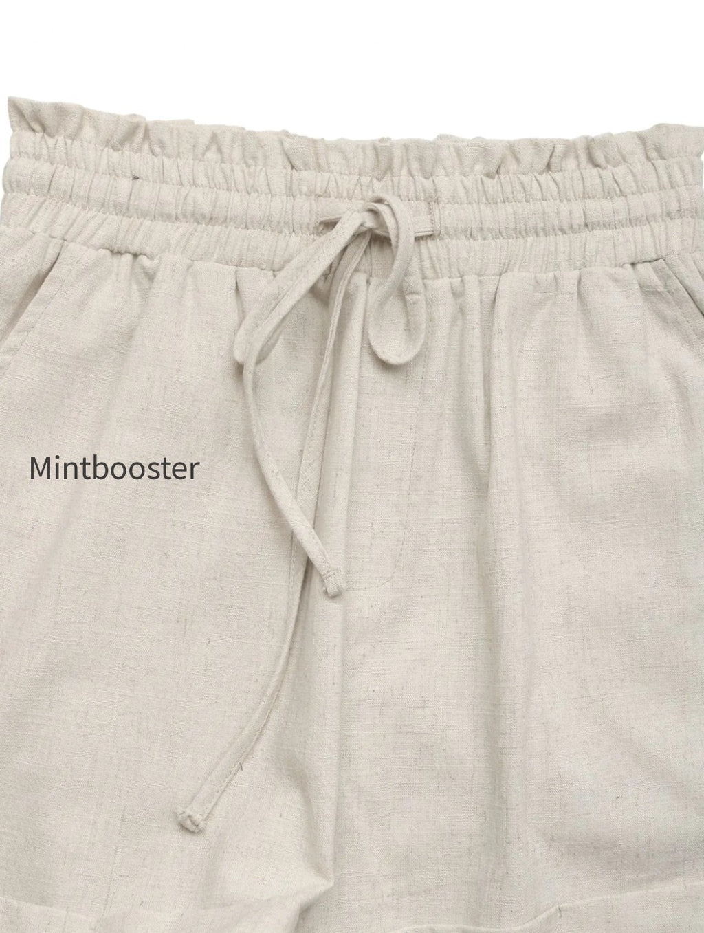 frill-drawstring-shorts