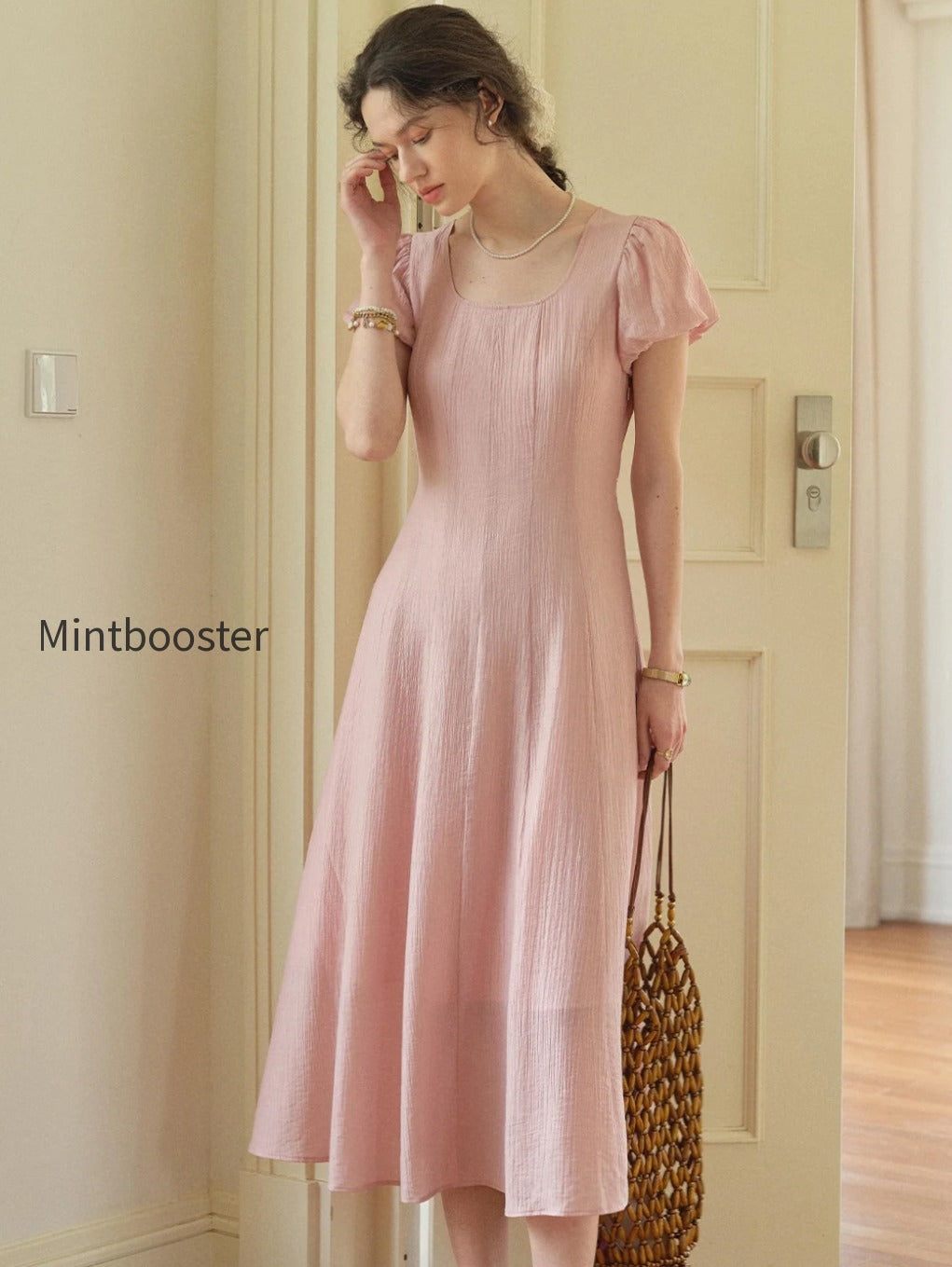 monica-round-neck-pink-dress