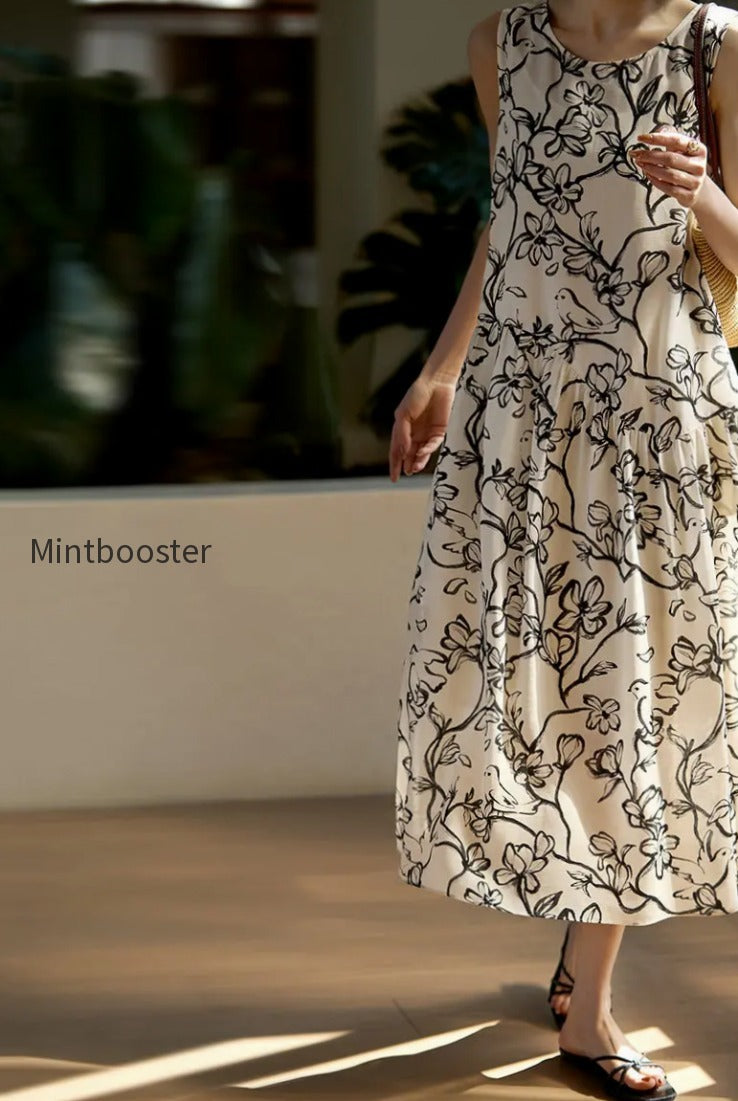 linen-floral-sleeveless-midi-dress