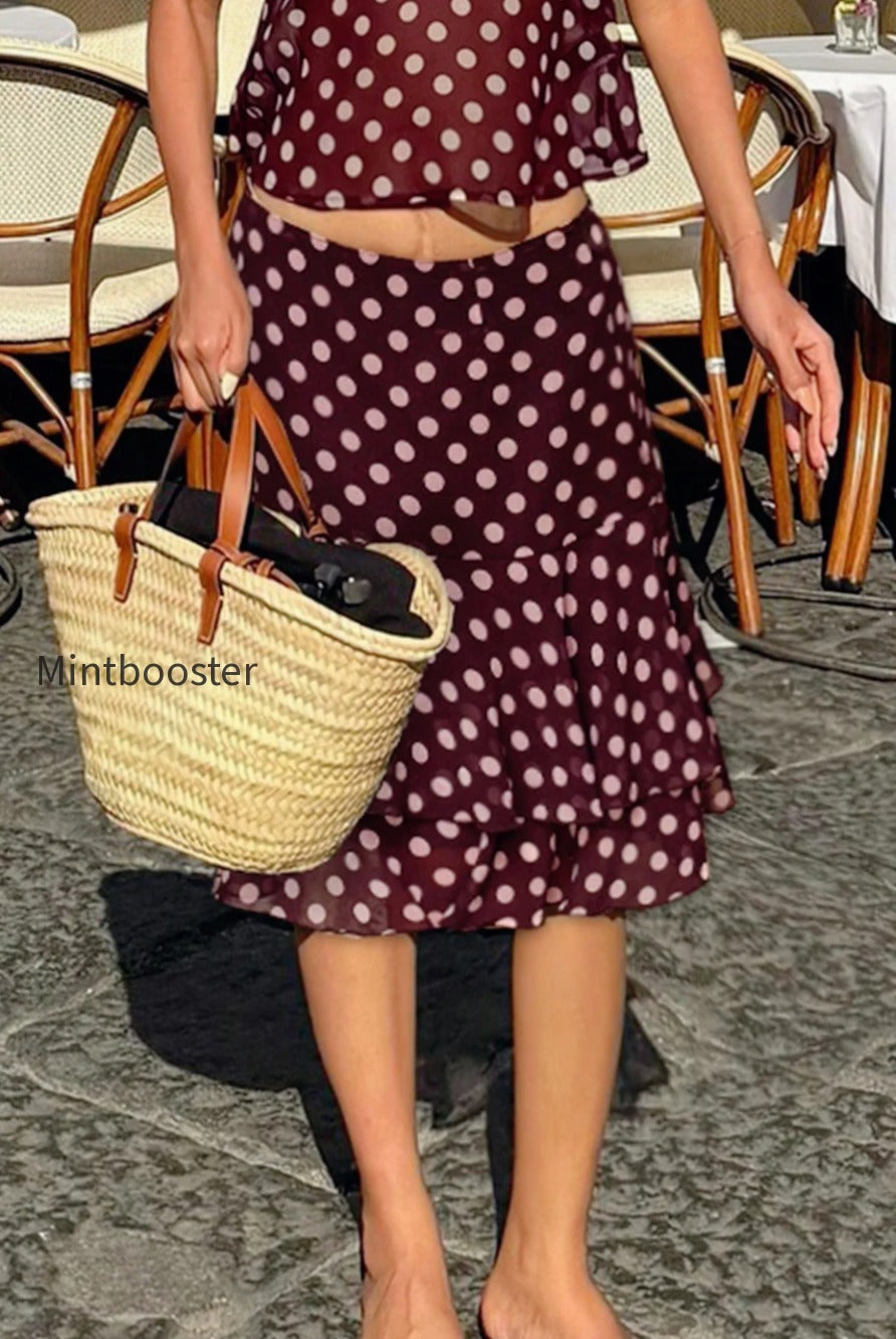 polka-dot-knit-sheer-panel-midi-skirt