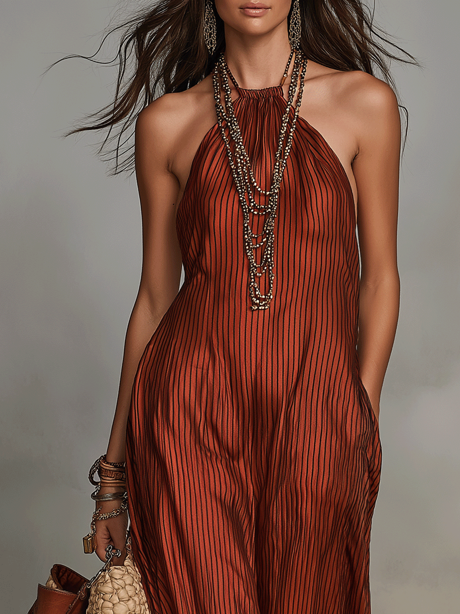 chic-bohemian-flowing-sleeveless-halter-maxi-dress